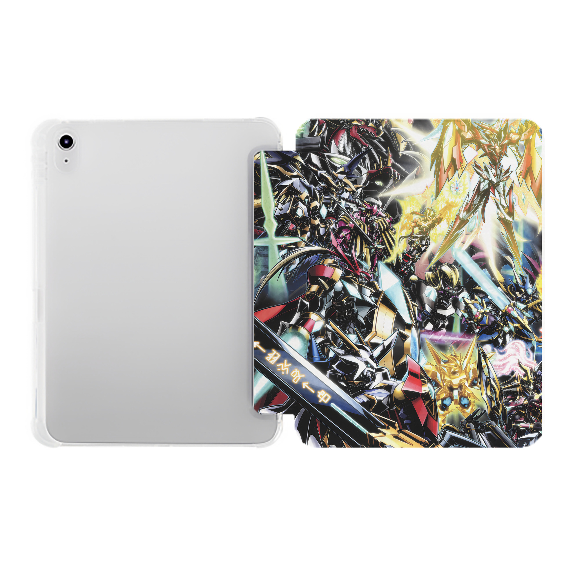 （画像用） Digimon デジタルモンスター/デジモン IPad ケース ペン収納付き 三つ折りスタンド PUレザー×シリコン 対応機種9.5/10.5/10.9インチ